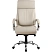 превью Кресло для руководителя Комус Мебель (Easy Chair) 516 бежевое (экокожа, металл хромированный)