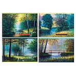 Альбом для рисования 40л., А4, на гребне BG «Природа как искусство»