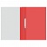 превью Папка-скоросшиватель пластик. OfficeSpace, А4, 120мкм, красная с прозр. верхом