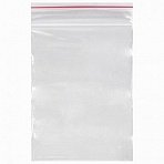 Пакеты с замком «зиплок» (гриппер), комплект 100 шт., 60×80 мм, ПВД, толщина 35 микрон, BRAUBERG