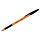 Ручка шариковая Berlingo «Tribase grip orange» черная, 0.7мм, грип