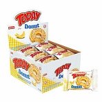 Кекс TODAY «Donut» со вкусом банана, ТУРЦИЯ, 24 штуки по 40 г в шоу-боксе
