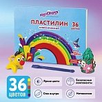 Пластилин классический ЮНЛАНДИЯ «ЮНЫЙ ВОЛШЕБНИК»36 цветов720 гсо стекомВЫСШЕЕ КАЧЕСТВО105904