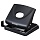 Дырокол Berlingo «Office Soft» 20л., пластиковый, черный, с линейкой