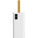 Внешний аккумулятор PERO PB08 40000 mAh, Li-Pol, output USB-C + 4USB-A, белый