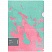 превью Папка-уголок Berlingo «Haze», 200мкм, мятная/розовая, с рисунком, с эффектом блесток