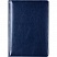 превью Ежедневник недатированный Альт Sidney Nebraska искусственная кожа A5+ 136 листов синий (серебристый обрез, 143×205 мм)