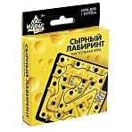 Настольная игра «Сырный лабиринт», размер 10×10 см