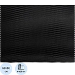 Коврик входной универсальный 60×80x1.1 рисунок Соты (ЭВА) черный_УК060080