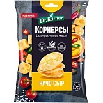 Чипсы Dr. Korner цельноз. кукурузно-рисовые с сыром начо, 50г