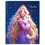 Дневник 1-4 класс 48 л., твердый, ЮНЛАНДИЯ, глянцевая ламинация, с подсказом, «Принцесса»