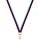 Лента для медалей синяя/белая 24 мм