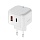 Зарядное устройство сетевое PERO TC16 GaN, USB-C PD, 65W белый