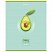 превью Тетрадь предметная «AVOCADO» 48 л., глянцевый лак, ОБЩЕСТВОЗНАНИЕ, клетка, BRAUBERG