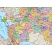 превью Карта России политико-административная 1:5 500 000 настенная 158x118 см с ламинацией