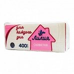 Салфетки «Перышко» Big Pack, 24×24 см, 400 шт., белые