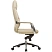 превью Кресло для руководителя Easy Chair 570 МL бежевое (натуральная кожа с компаньоном, металл)