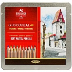 Пастельные карандаши Koh-I-Noor «Gioconda» 48цв., метал. коробка