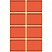превью Этикетки самоклеящиеся Avery Zweckform Z-Design всепогодные красные 28×36 мм (8 штук на листе, 5 листов, артикул производителя 59373)