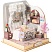превью Сборная модель ТРИ СОВЫ, Румбокс «Уютная спальня», инструменты, клей, картонная коробка