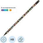 Карандаш Ч/Г Deli, Animal texture, кругл, 2.2 м м, ластик, EC041-HB