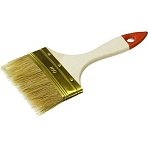 Кисть плоская ЗУБР УНИВЕРСАЛ-ОПТИМА, светлая щетина, 100мм01099-100-201