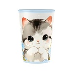 Стаканы бумажные MESHU «Cute cat», 200мл, 6шт. 
