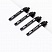 превью Ручка шариковая автоматическая одноразовая Deli X-tream черная (толщина линии 0.7 мм)