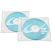 превью Файл-вкладыш (мультифора) для CD Комус А6, 100 мкм, рифленый (20 штук в упаковке)