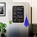 превью Доска на холодильник магнитно-меловая 42×30 см с мелками, магнитом и салфеткой, BRAUBERG