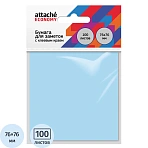 Стикеры Attache Economy 76×76 мм пастельный синий (1 блок, 100 листов)