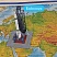 превью Карта мира физическая 199×134 см, 1:15.5М, с ламинацией, интерактивная, в тубусе, BRAUBERG
