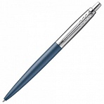 Ручка шариковая PARKER «Jotter XL», УТОЛЩЕННЫЙ корпус, синий матовый лак, детали из нержавеющей стали, синяя