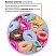 превью Рюкзак BRAUBERG, универсальный, сити-формат, «Donuts», 20 литров, 41×32х14 см