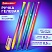 превью Ручка гелевая BRAUBERG GRADE NEON, ЧЕРНАЯ, игольчатый узел 0.5 мм, линия письма 0.3 мм