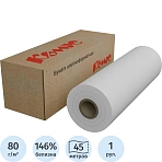 Бумага широкоформатная MEGA Engineer InkJet (диаметр втулки 50.8 мм, плотность 80г./кв.м, длина 45 м, ширина 297 мм)