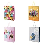 Пакет подарочный (1 штука) 33×13х45 см (XL), «Birthday Collection», ассорти, фольга, ЗОЛОТАЯ СКАЗКА