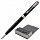 Ручка шариковая PARKER «Sonnet Core Matt Black CT Slim», тонкая, корпус черный матовый лак, палладиевые детали, черная
