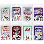 Набор наклеек для телефонаассорти50 наклеек100×150 ммПП