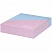 превью Блок для записи декоративный на склейке Berlingo «Haze» 8.5×8.5×2, розовый/голубой, 200л. 