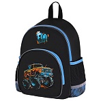 Рюкзак BRAUBERG KIDS PLAY детский, 1 отделение, 3 кармана, Funny wheels, 29×23х12 см