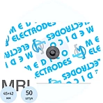 Электроды для ЭКГ однораз. 45×42 мм, тв. гель, МРТ, Medico MSGLT-08GRT, 50 шт