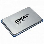 Штемпельная подушка Ideal, 110×70мм, синяя, металлическая