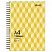 превью Бизнес-тетрадь Attache Selection Spring Book A4 150 листов желтая в клетку на спирали (230×297 мм)