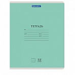 Тетради 12 л. КОМПЛЕКТ 20 шт. BRAUBERG «КЛАССИКА NEW», линия, обложка картон, ЗЕЛЕНАЯ