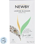 Чай Newby Цветок жасмина зеленый сжасмином 25 пакетиков