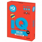 Бумага IQ color, А4, 160 г/м2, 250 л., интенсив кораллово-красная