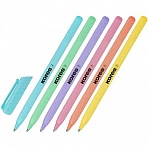 Ручка шариковая неавтоматическая Kores синяя (толщина линии 1 мм, 6 штук в наборе)