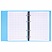 превью Тетрадь на кольцах А5 175×220 мм, 120 л., пластик, с резинкой, BRAUBERG, Синий