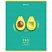 превью Тетрадь предметная «AVOCADO» 48 л., глянцевый лак, ГЕОМЕТРИЯ, клетка, BRAUBERG